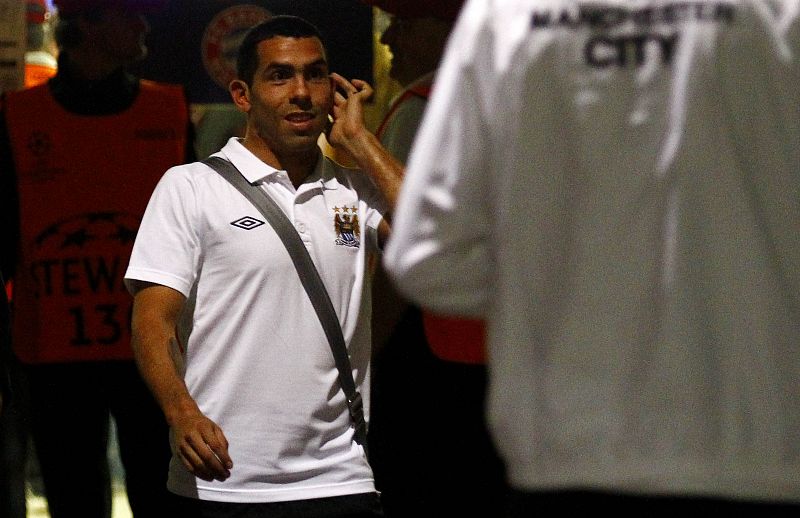 Tévez se va a Argentina sin permiso del club y se pierde el entrenamiento del Manchester City