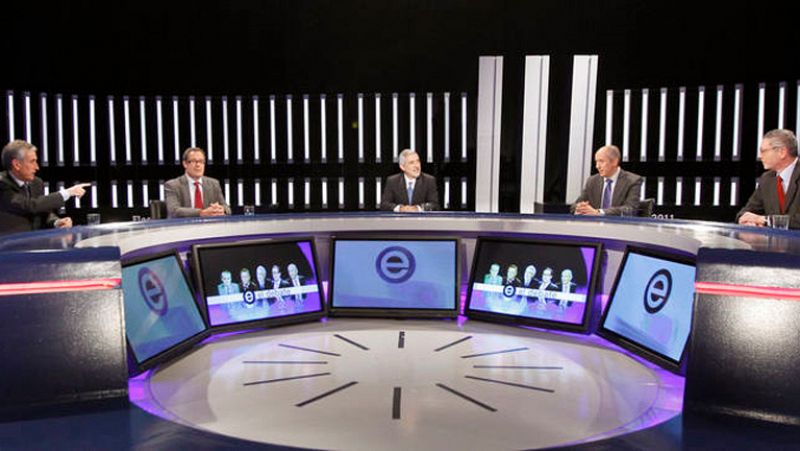 La crisis y un pacto por la sanidad en un debate a cinco en el que se cuelan la corrupción y ETA
