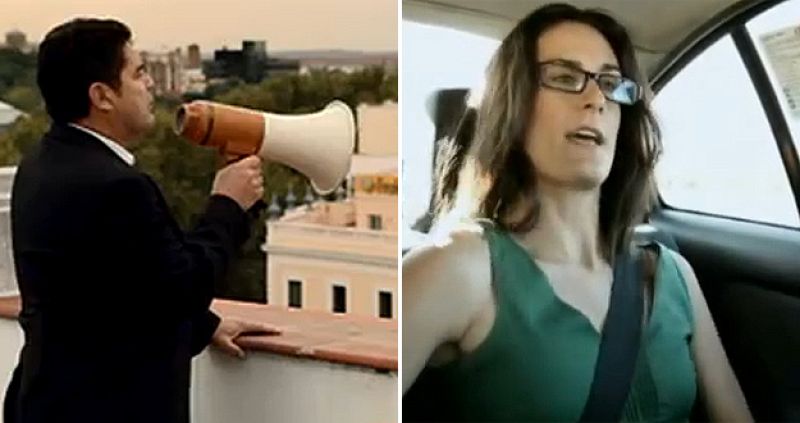 El PSOE pregunta a Rajoy "por su programa oculto" y "Rajoy responde" ¿desde un taxi?