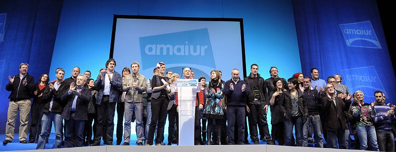 Amaiur conseguiría entre tres y cinco escaños en Euskadi, según un sondeo del Gobierno vasco