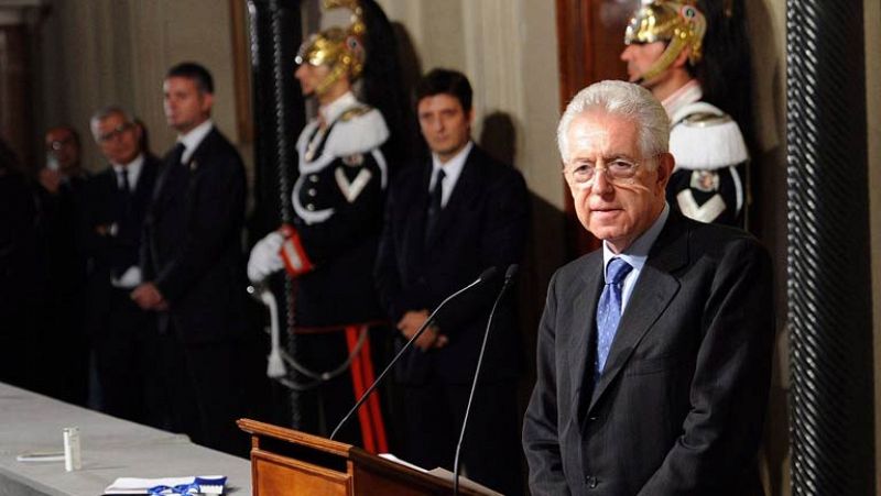 El presidente de la República italiana encarga a Mario Monti formar Gobierno