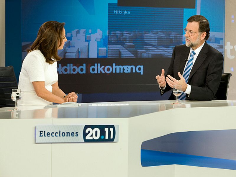 Entrevista de Mariano Rajoy por Pepa Bueno