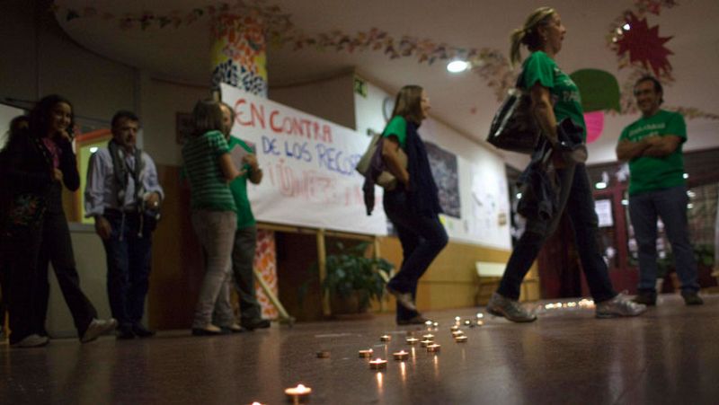 Octava huelga en la educación madrileña a la que se unen universitarios en otras provincias