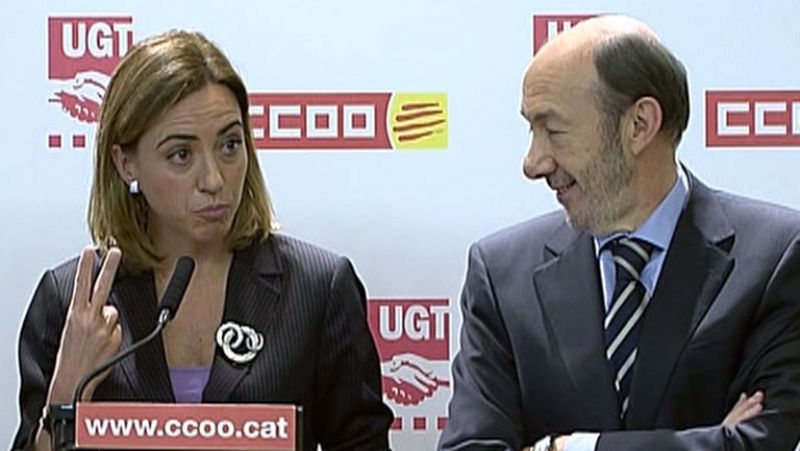 Rubalcaba pide el voto "progresista" de Cataluña y advierte contra el "monopartidismo de la derecha"