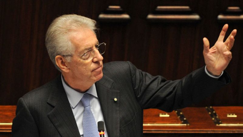 Monti obtiene la confianza del Parlamento e iniciará una gira para recabar apoyos en Europa