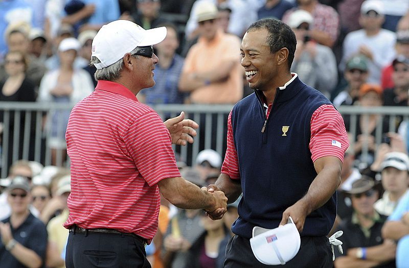 Estados Unidos conquista la Copa Presidentes y Tiger Woods gana el punto decisivo