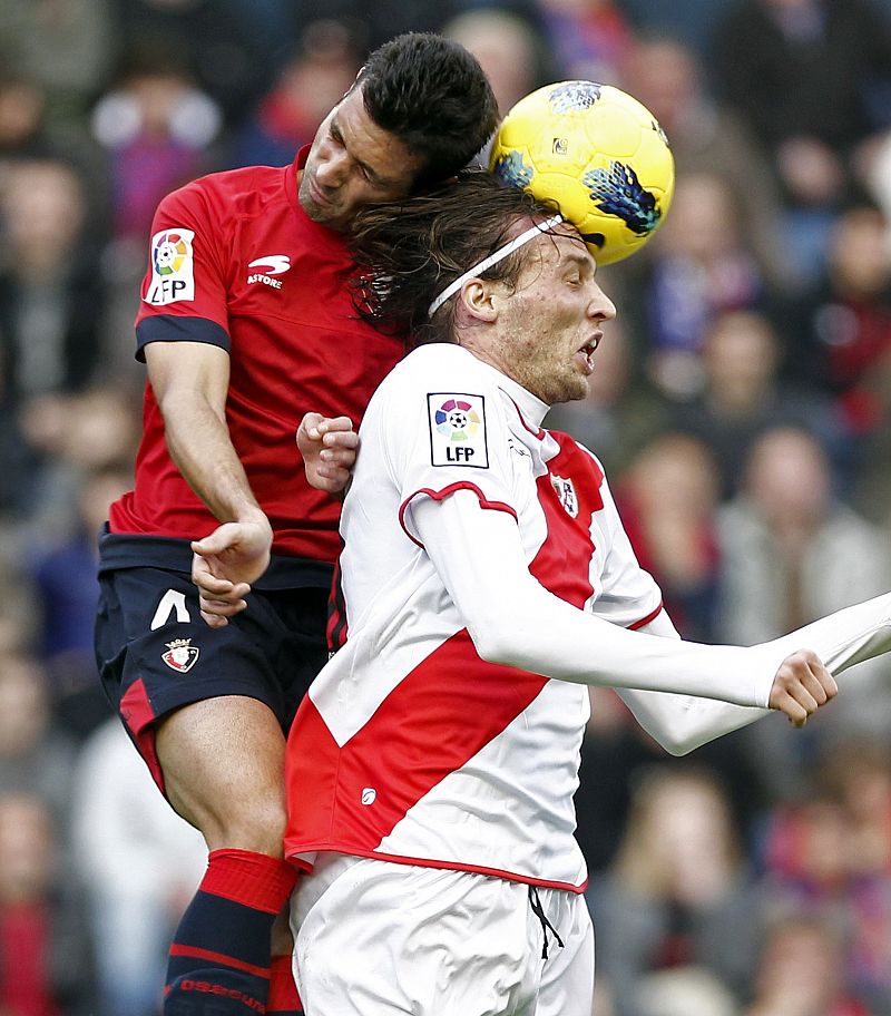 El Rayo se deja dos puntos en Pamplona ante un Osasuna decepcionante (0-0)