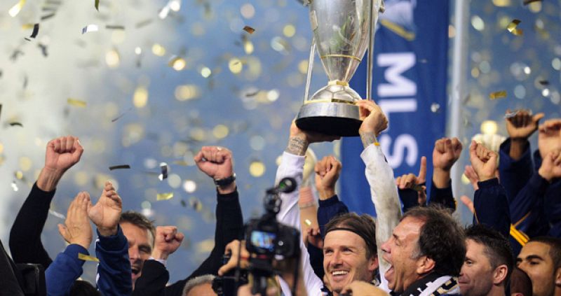 David Beckham consigue su primer título con los Ángeles Galaxy