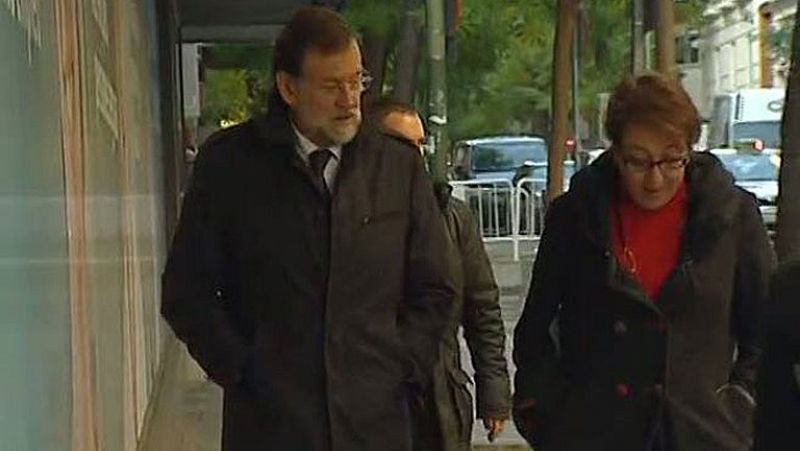 Rajoy asegura estar ya "trabajando intensamente" contra el paro y la crisis