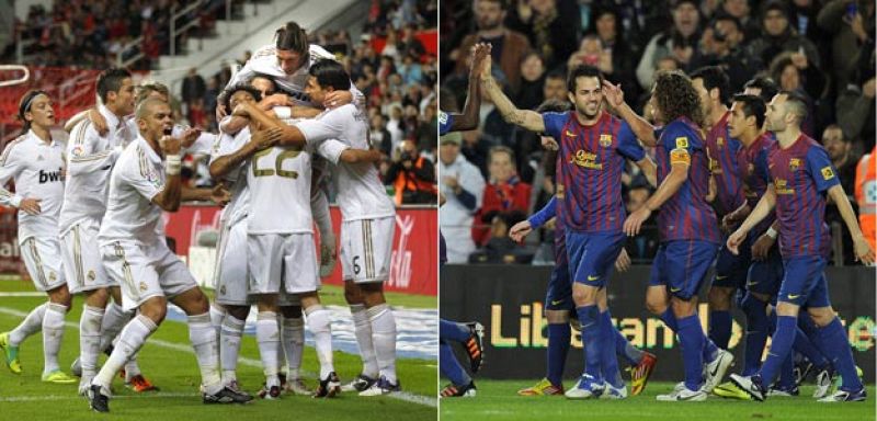 Real Madrid y Barcelona llegan al clásico con los papeles cambiados