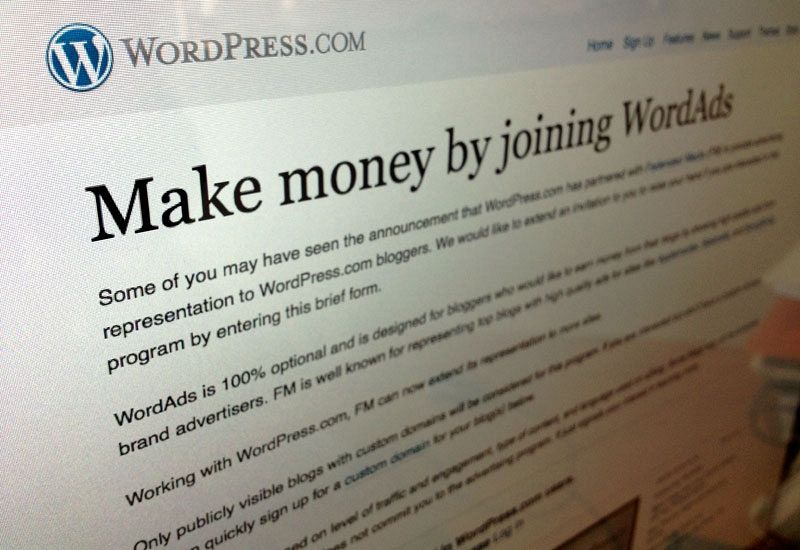 WordPress lanza WordAds, publicidad para blogs que competirá con Google