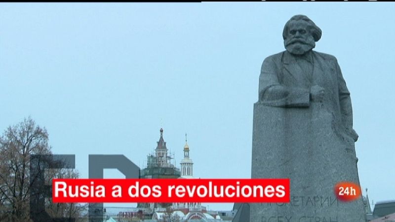 En Portada. "Rusia a dos revoluciones"