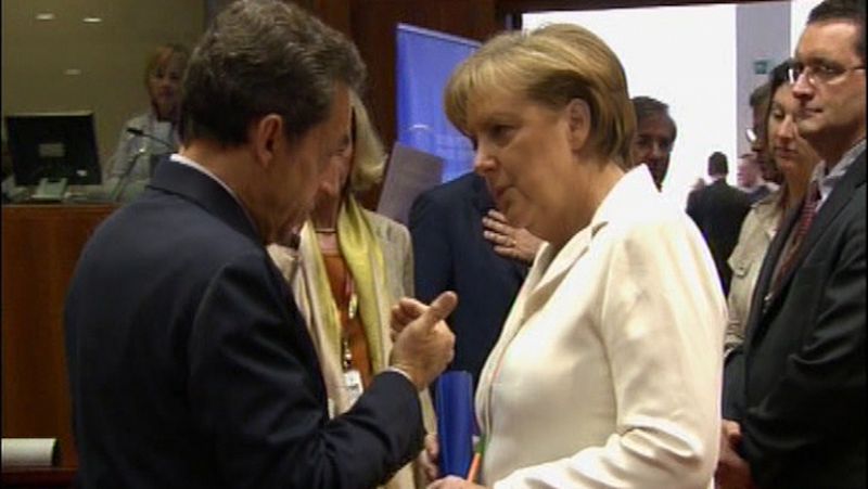 Sarkozy y Merkel abren este lunes en París una semana crucial para la zona euro
