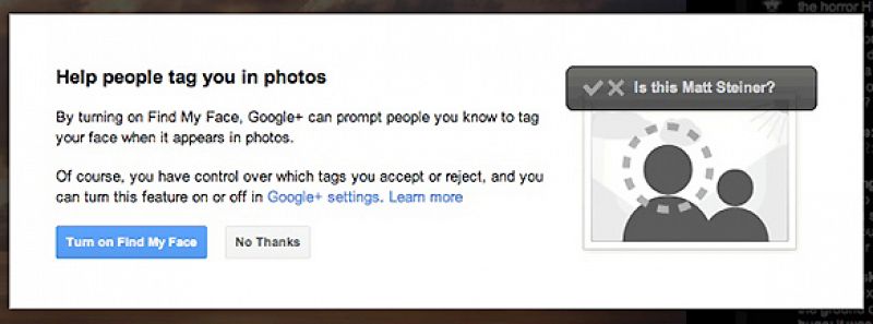 Google+ también te 'lee' la cara