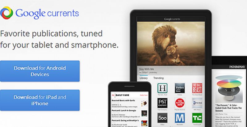 Google Currents, la revista social de Google para dispositivos móviles