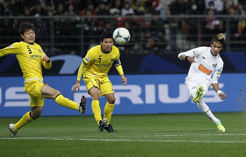 Neymar marca un golazo ante el Kashiwa y mete en la final del Mundialito al Santos