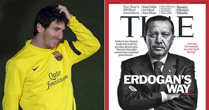 Erdogan gana a Messi como "personaje del año 2011", según los lectores de la revista Time