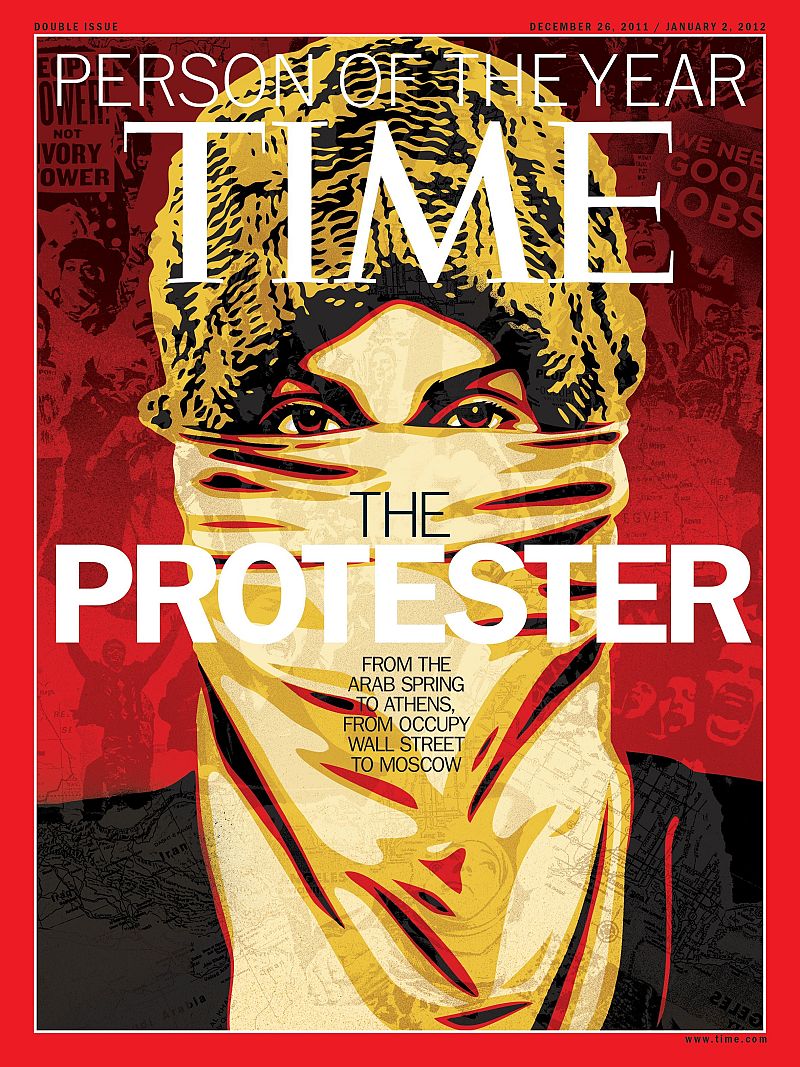 El manifestante, personaje de 2011 para 'Time'