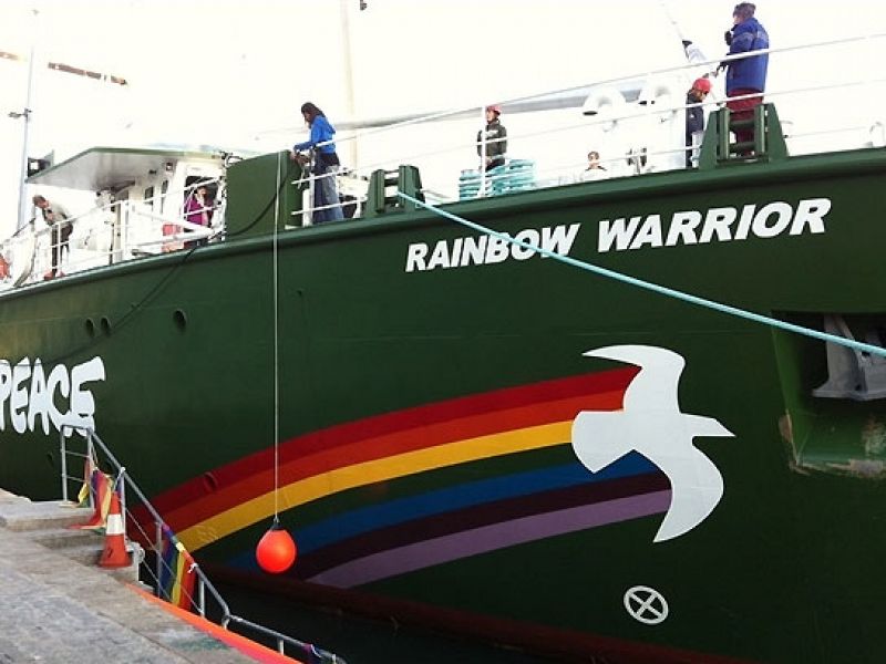 El nuevo Rainbow Warrior llega a España para celebrar el 40 aniversario de Greenpeace