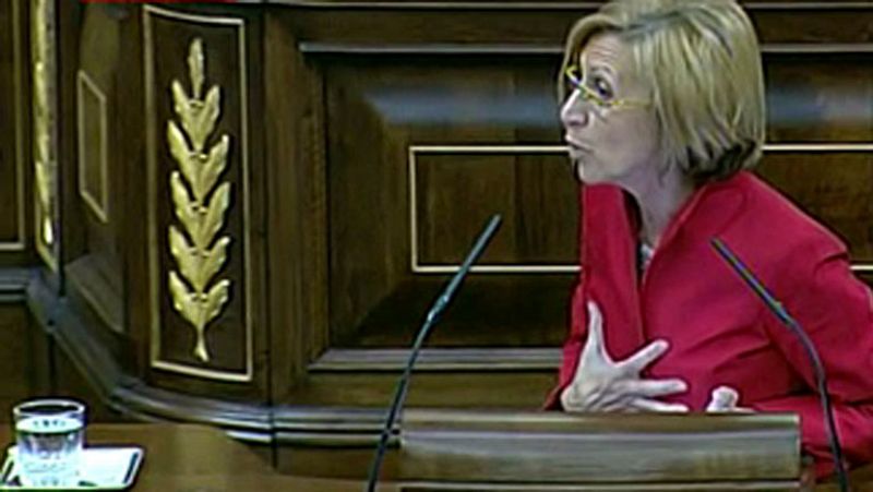 Rosa Díez se compromete a una oposición leal pero se enzarza con Rajoy por la reforma electoral
