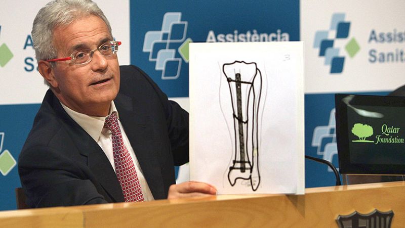 Villa, operado con éxito, estará entre cuatro y cinco meses de baja