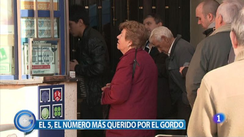 El número 5, uno de los más premiados en la Lotería de Navidad