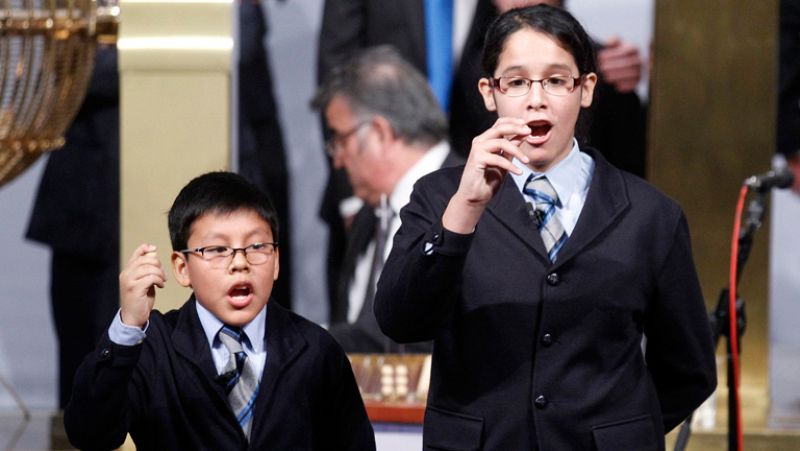 "Cantar el Gordo me ha dado ganas de llorar"