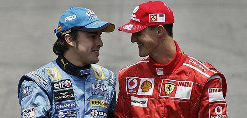 Schumacher sigue siendo el piloto de referencia, según Alonso