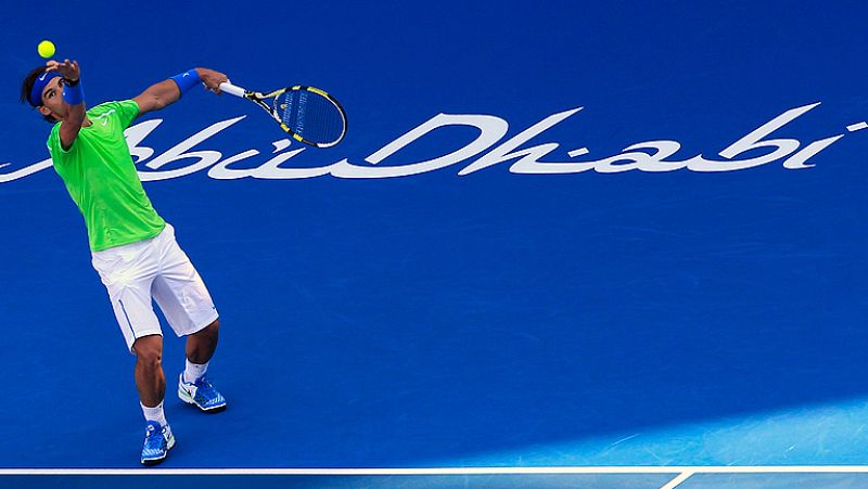 Nadal vence a Federer en la final de consolación de Abu Dhabi