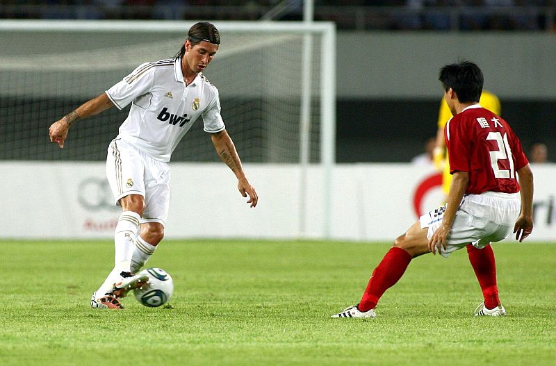 Sergio Ramos, principal novedad en el entrenamiento del Madrid