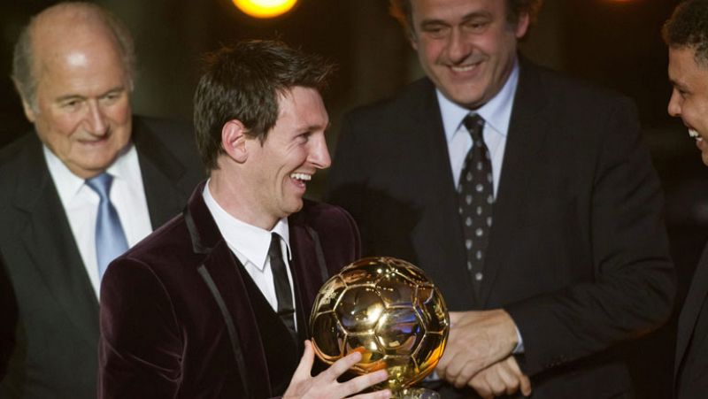 Messi, chico de oro por tercera vez consecutiva