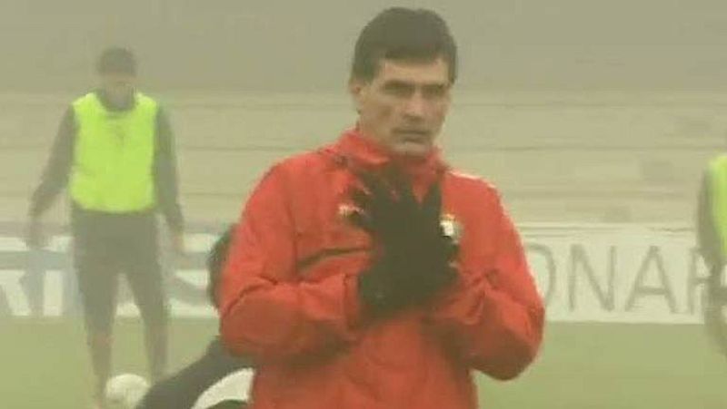 El Barça cambia el plan de viaje por la niebla en el aeropuerto navarro