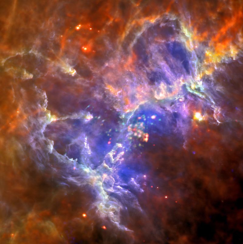La Nebulosa del Águila, un clásico del espacio visto con otros ojos