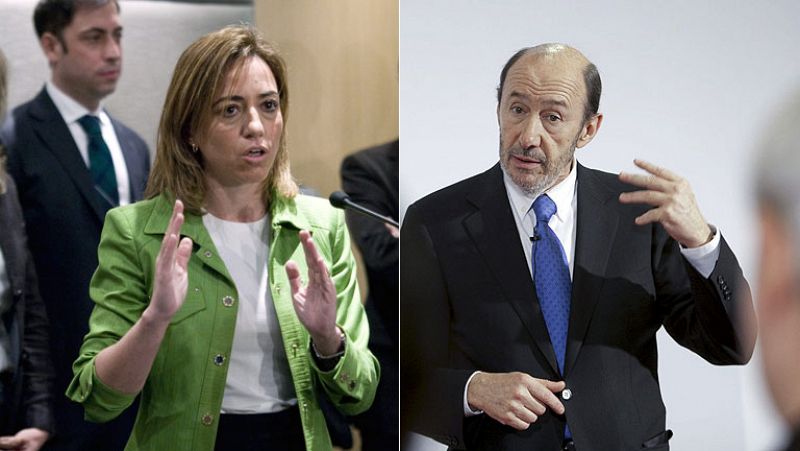 Tanto Chacón como Rubalcaba aseguran imponerse en la guerra de cifras por el liderazgo