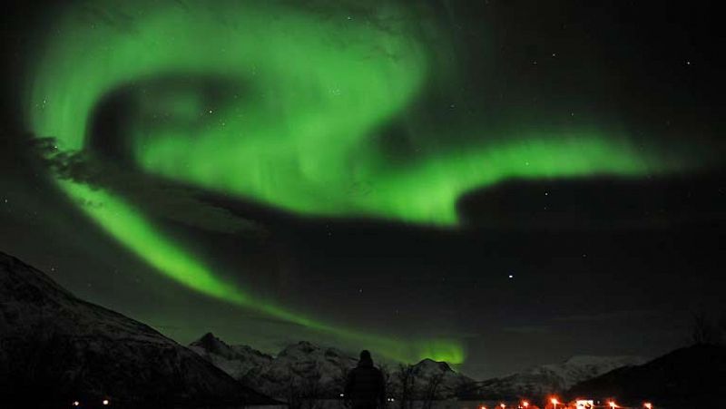 Espectaculares auroras boreales llegan de la mano de una intensa tormenta solar