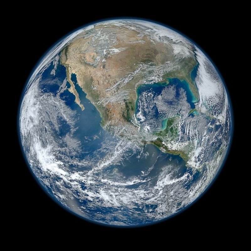 La NASA capta una nueva imagen espectacular de la Tierra en alta resolución