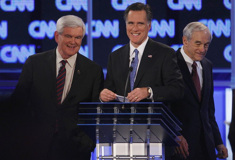 Gingrich se hunde frente a Romney en el último debate antes de las decisivas primarias en Florida