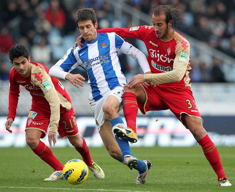 La Real hunde un poco más al Sporting (5-1)