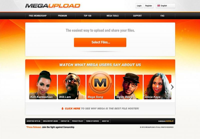 El borrado de archivos de Megaupload podría comenzar este jueves