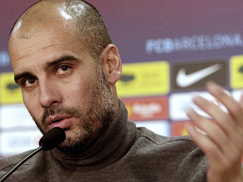 Guardiola:  "El Barça no se queja de los árbitros"