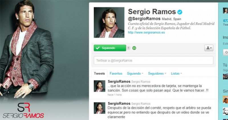Sergio Ramos: "No entiendo que el Comité mantenga mi sanción"
