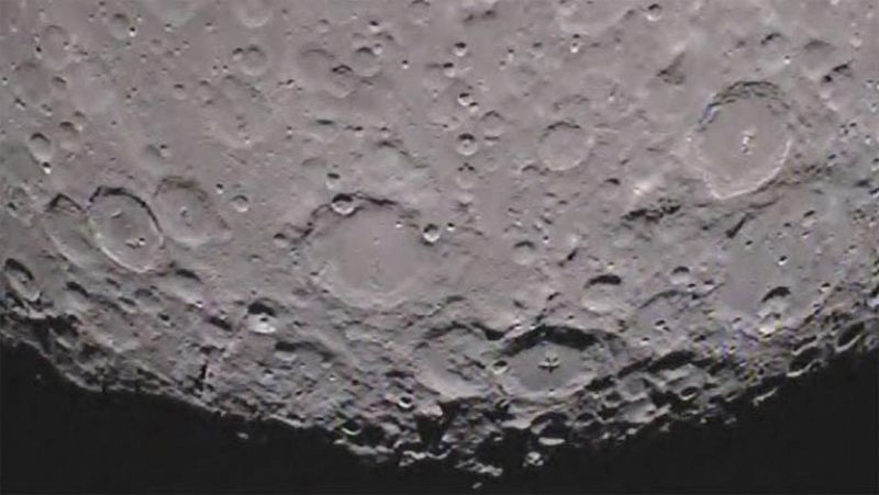 La misión GRAIL envía su primer vídeo de la cara oculta de la luna