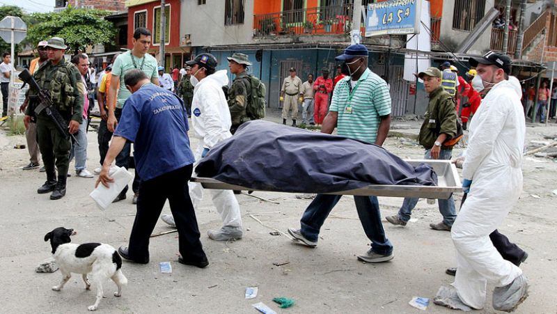 Dieciocho muertos y decenas de heridos en tres atentados producidos en 24 horas en Colombia