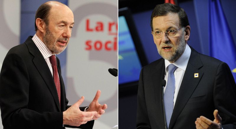 Primer cara a cara de Rajoy y Rubalcaba en el Congreso de los Diputados