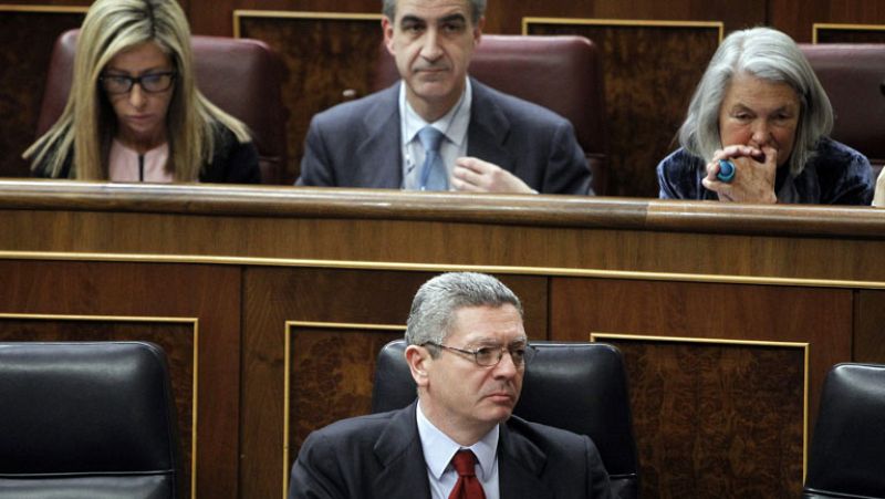 Gallardón dice que el PP no puede retirar el recurso contra el matrimonio homosexual