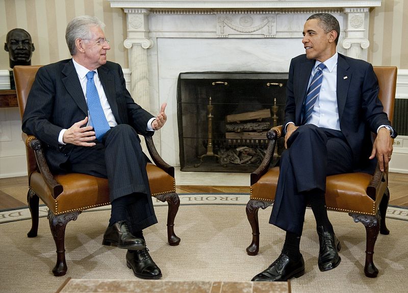 Obama asegura a Monti que hará todo lo posible por estabilizar situación europea