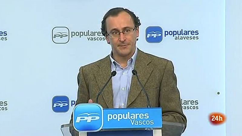 Alfonso Alonso: "No se ha dado el caso de que las manifestaciones creen puestos de trabajo"