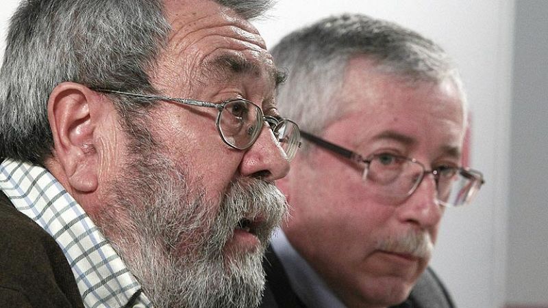 Los sindicatos: "Rajoy tiene en su mano" evitar una huelga general al tramitar la reforma laboral