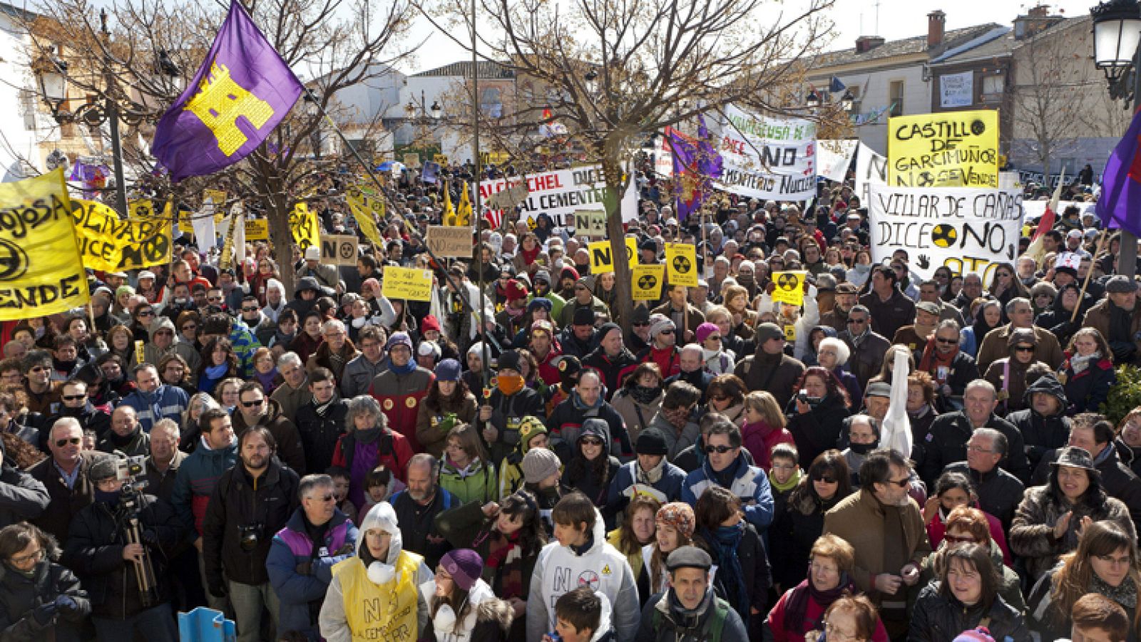 Manifestación en Cuenca contra el ATC