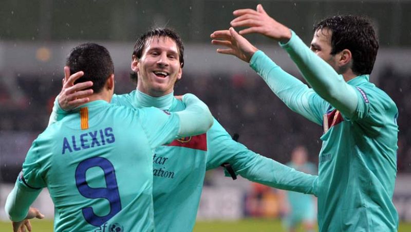 El Barcelona aclara la eliminatoria en Leverkusen